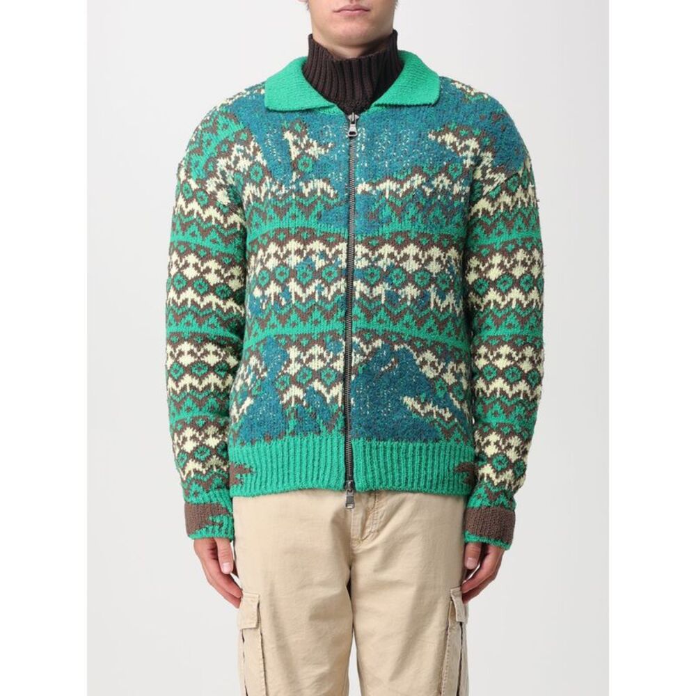 Andersson Bell Cardigan Men Green